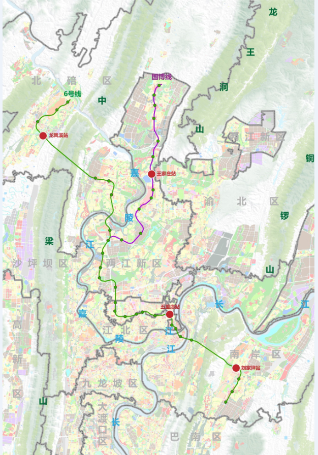 6号线重庆地铁线路图图片